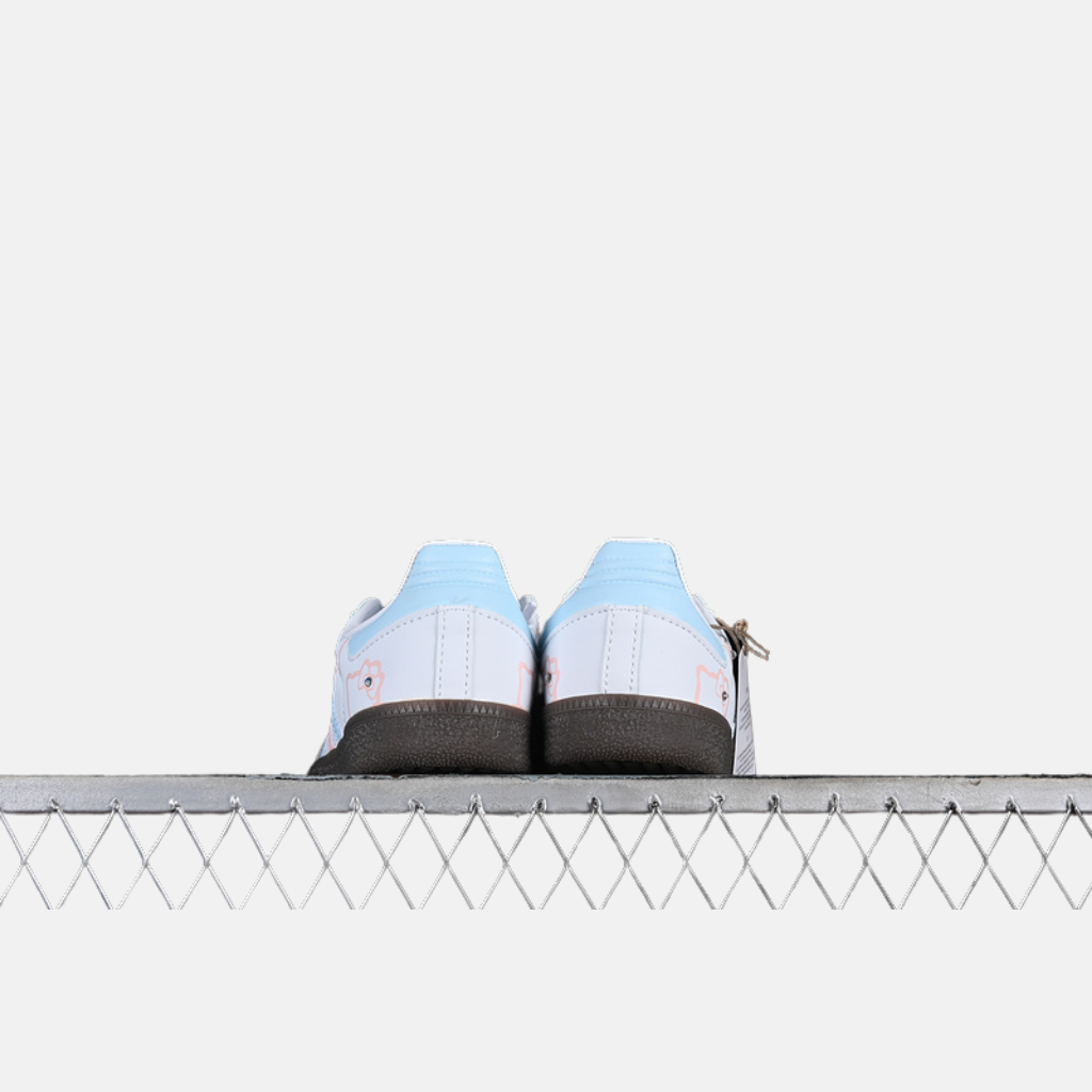 Adidas Samba OG White/Pink/Blue