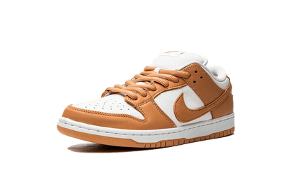 Nike SB Dunk Low Shoes Light Cognac White