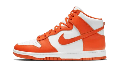 Nike Dunk High Shoes White Orange Blaze
