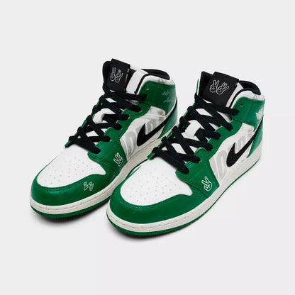 Big Kids' Air Jordan Retro 1 Mid SE Casual Shoes