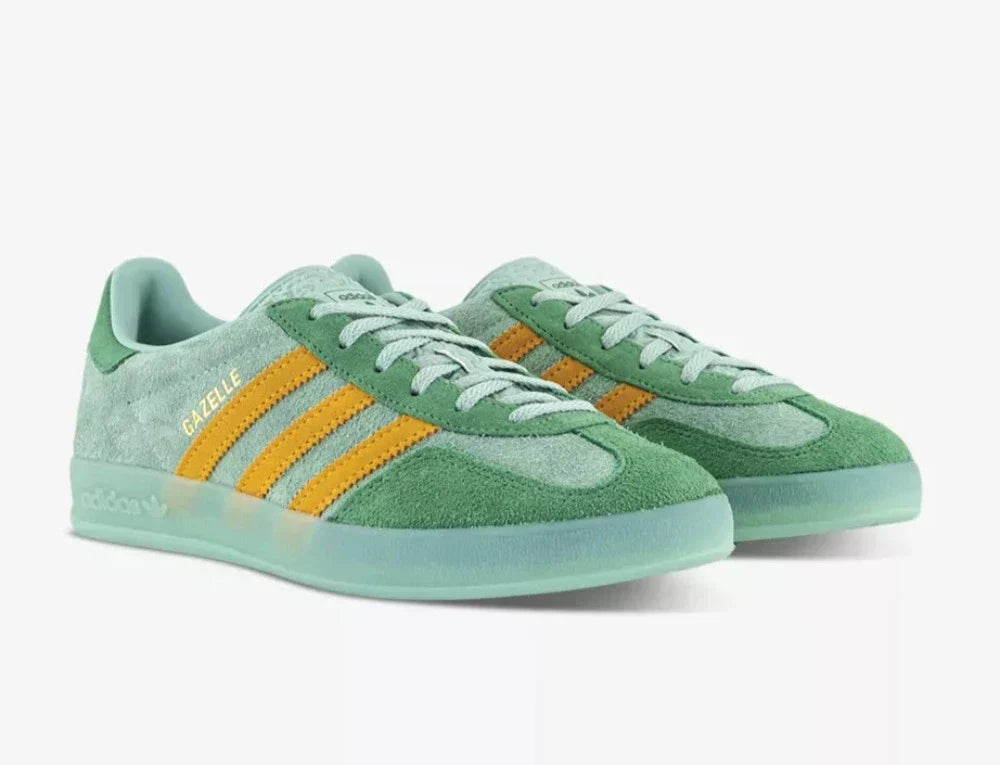adidas Originals Gazelle Indoor Women's Hazy Green Yellow